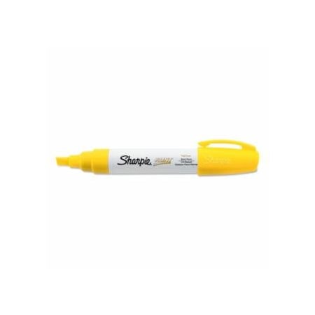 Sharpie Oil Based Paint Marker, Yellow, Bold, Chisel, 6PK 652-35567
