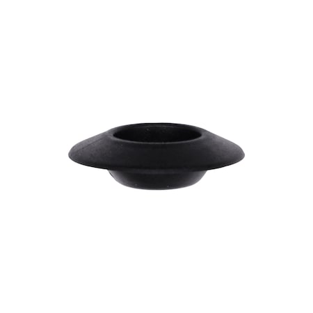 Auveco Plastic Plug Button 2 1/2in Hole Size Black, 25PK 18798