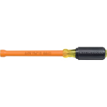 Klein Tools 9/16-Inch Nut Driver 6-Inch Hollow Shaft 646-9/16