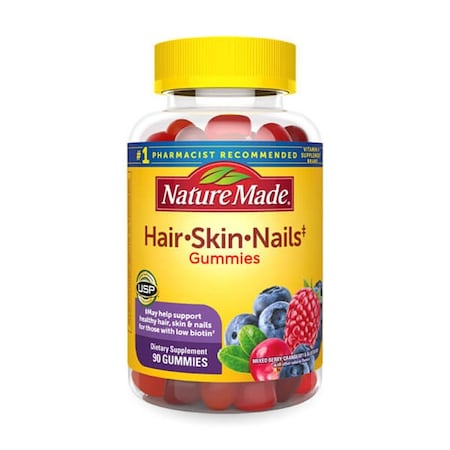 Pharmavite Hair Skin Nails, Biotin 2500mcg, 90PK 03160404016