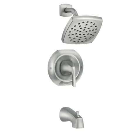 Moen Lindor Tub Shower Head, Brushed Nickel, 2PK 108946