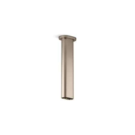 Kohler Statement 10" ceiling-mount two-function rainhead arm and flange 26326-BV