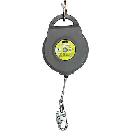 Miller Self-Retracting Lifeline with Steel Carabiner and Steel Swivel Snap Hook MTS-OGC1-02/30FT