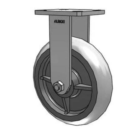 Albion kingpinless-Caster-8x2-rubber 110XR08229R