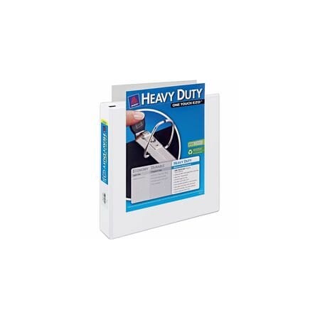 Avery Ring Binder, White, D-Ring AVE01319