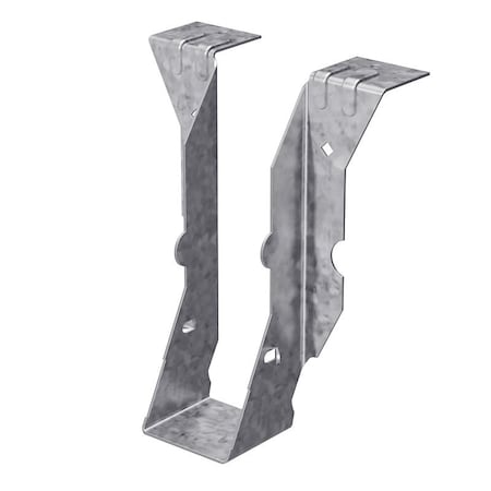 Simpson Strong-Tie PF Post Frame Hanger, 5-5/16 in H, 1-1/2 in D, 1-9/16 in W, 2 x 6 in, Steel, ZMAX PF26Z