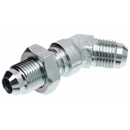 Gates Male Jic 37 Flare To Male Jic 37 Flare Bulkhead - 45 Sae To Sae G60446-1212