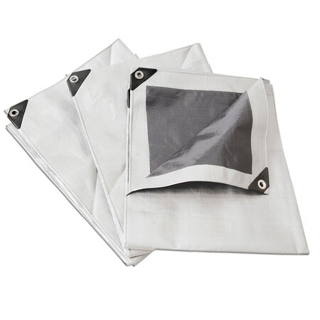 Surtek 5 m x 6 m Tarp, White LR5X6B