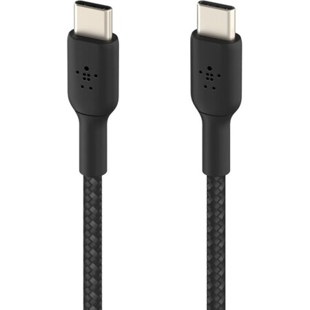 Belkin Braided Usbc To Usbc Cable, 1M Blk CAB004BT1MBK