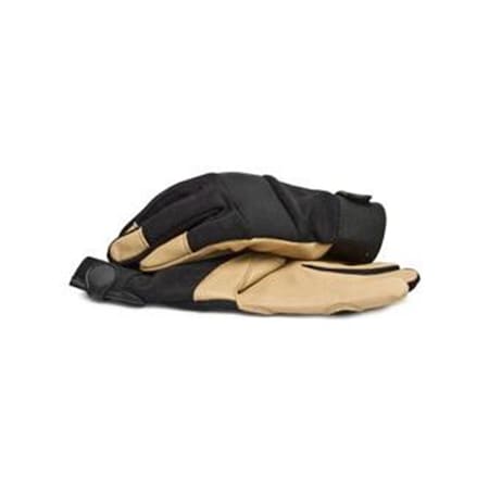 Blackcanyon Outfitters 86420-L Large Flex Back and Leather Grip Work Gloves 86420/L