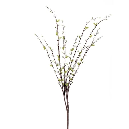 Dare2Decor 36 in. Pussy Willow Spray - Grey DA1236040
