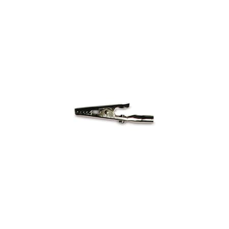 Gb Alligator Clip, 7/16 in Jaw Opening, 22 to 14 AWG Wire Silver - 14-076