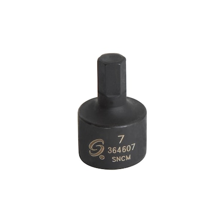 Sunex 3/8 in Drive 7Mm Stubby Impact Hex Driver  364607