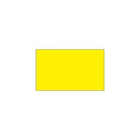 Bubblefast 3 x 5'' Fluorescent Yellow Inventory Rectangle Labels BFDL632L