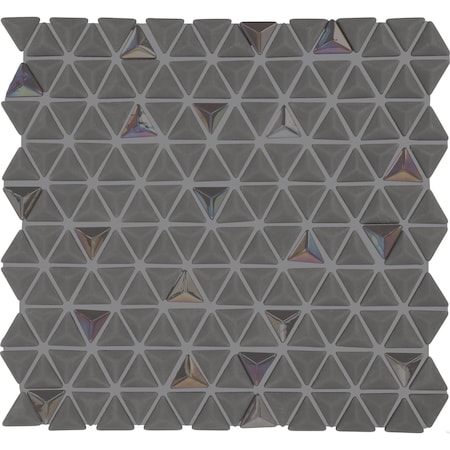 Daltile Starcastle 1'' Triangle Glass Wall Mosaic, 13PK SC79TRIANGLMSMT
