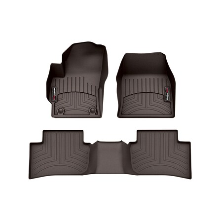 Weathertech Cocoa, Front and Rear Floorliners 471707-1-2