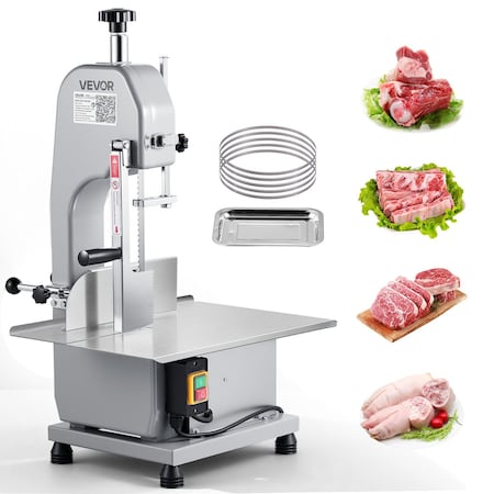 Vevor Commercial Electric Meat Bandsaw 650W Bone Saw for Bones & Frozen Meat BS-130