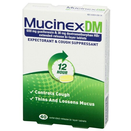 Rb Health Mucinex DM, 600mg, 40PK 63824005634