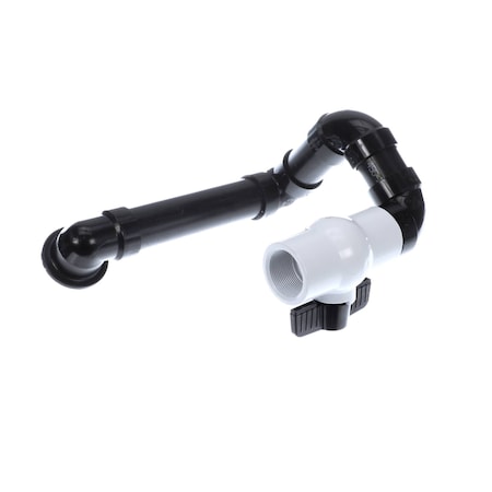 Hardt Drain Pipe Assembly with Valve, ABS 20393