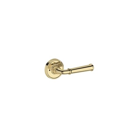 Baldwin Residential Door Levers Privacy Right Hand Non-Lacquered Brass PVDUNRRR031