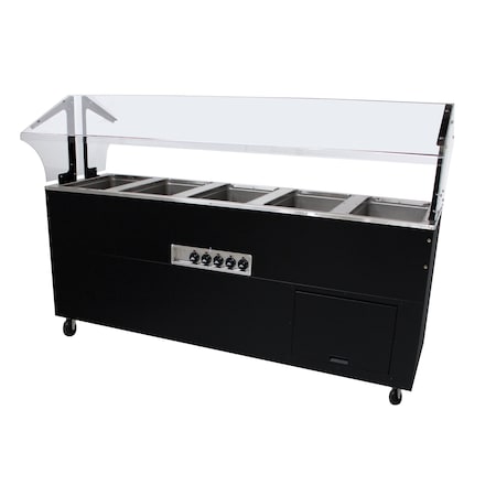 Advance Tabco Portable Hot Food Buffet Table electric stainless steel top BSW5-240-B-SB