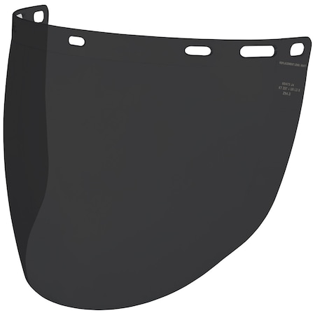 Klein Tools Face Shield Visor, Gray Visor, Polycarbonate 60477