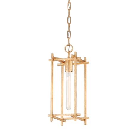 Troy Lighting Huck 1 Light Lantern 7.25 In. Vintage Gold Leaf F1093-VGL