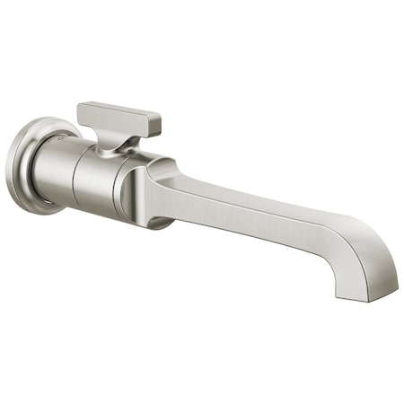 Delta Tetra Single Handle Wall Mount Bathroom Faucet Trim In Lumicoat Stainless T3589LF-SS-PR-WL