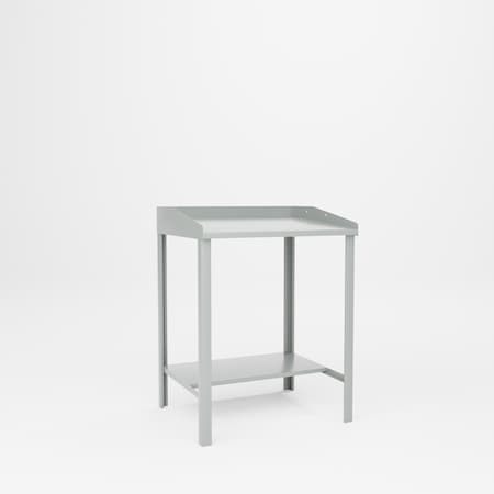 Pucel Standing Shop Desk, 36 in W x 43 in H x 30 in D, Gray 1036