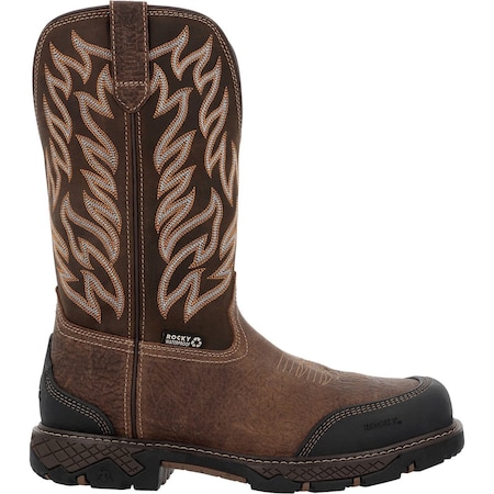 Rocky Ironhawk Composite Toe Western Boot, Brown, Size 11.5 RKW0468