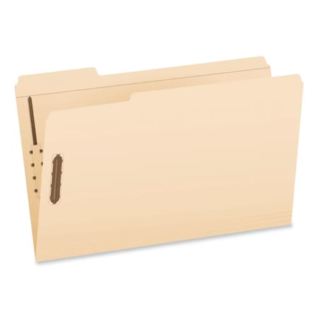 Pendaflex Manila Fastener Folders, 1/3-Cut Tab: Assorted, Expands 0.75", 2 Fasteners, Legal Size, 50PK 1007063