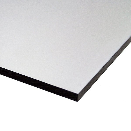Zoro Select Colorless Polycarbonate Sheet 8 ft L x 4 ft W x 0.125 in Thick SPC300CL.125X48.000X96.000