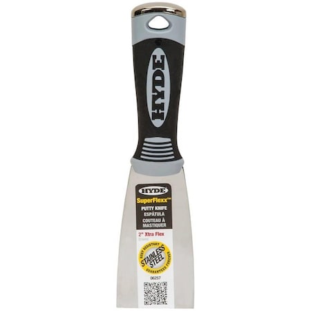 Hyde 2 in. Superflex Stainless Steel Putty Knife Pack Of 50, 50PK 7185200