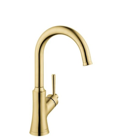 Hansgrohe Joleena Bar Faucet, 1.5 GPM in Brushed Gold Optic 04795250