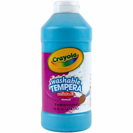Crayola Artista II Washable Tempera Paints, Blue CYO543115048
