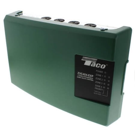 Taco Pumps 4 Zone Valve Control Module with Priority - Expandable ZVC404-EXP-4