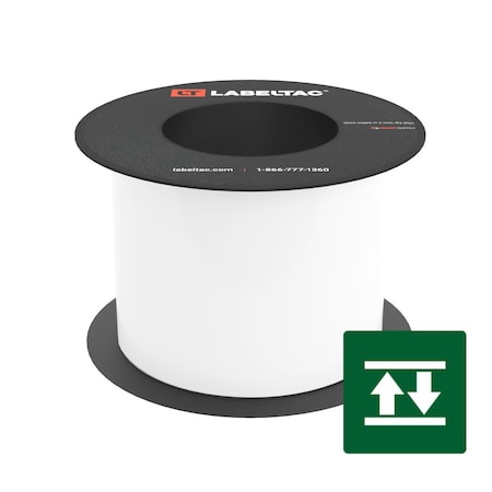 Labeltac High-Tack Label Supply 4in x 75ft LT9, Matte White LT426HK-C