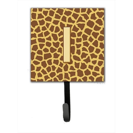 Carolines Treasures Letter I Initial Monogram - Giraffe Leash Holder Or Key Hook CJ1025-ISH4