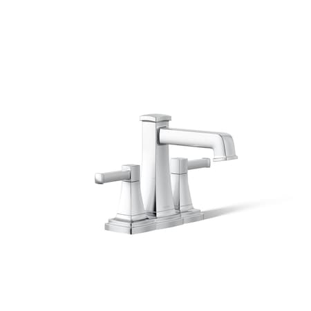 Kohler Riff Centerset bathroom sink faucet, 0.5 gpm 27398-4N-CP