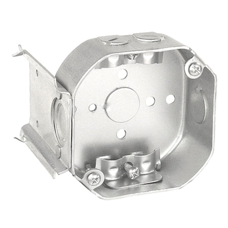 Southwire Electrical Box, 20 cu in, Octagon Box Type, Steel, Octagon Shape 54171-JBR