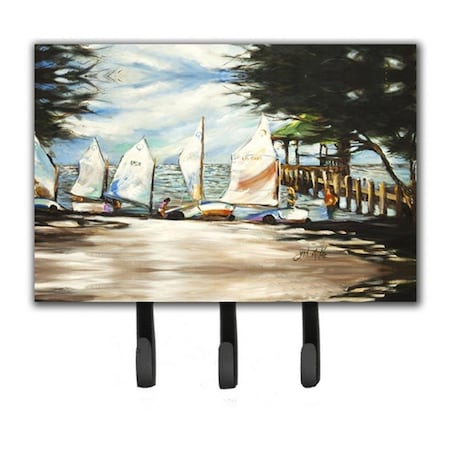 Carolines Treasures Sailing Lessons Sailboats Leash and Key Holder JMK1077TH68