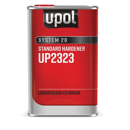 U-Pol National Rule Standard Hardener, 1 Liter Tin, Clear, Liquid, Use With: 2K Primers and Clearcoats UP2323