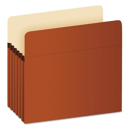 Officespace 5.125 in. Letter Size Pocket File, Red, 50PK OF2470422