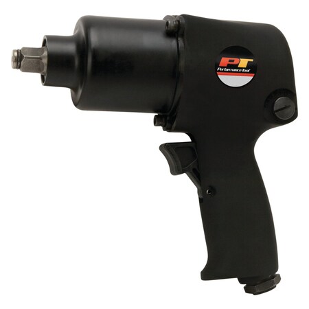 Performance Tool 1/2 in. Super Duty Impact Wrench, Twin Hammer, 550 ft-lbs, 6 Settings M625