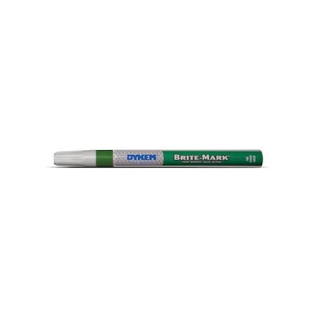 Dykem BRITE-MARK Fine Line Paint Marker, Green 41004