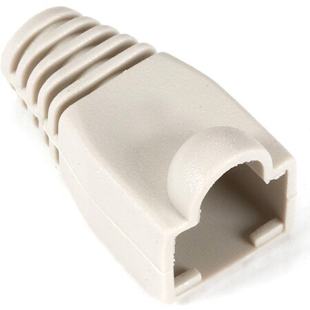 Black Box Color-Coded Snagless Pre-Plugs, Beige, 50-Pack FMT735