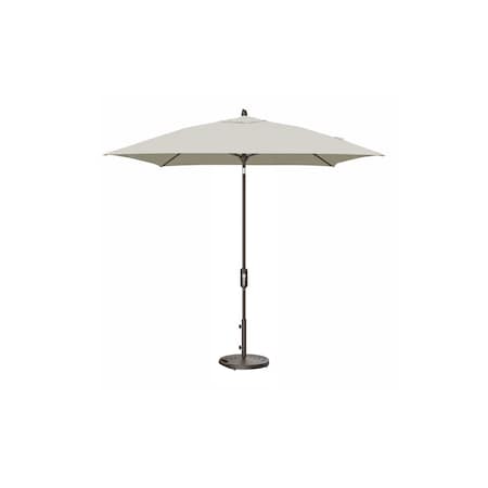 Treasure Garden 7.5 ft Square Patio Umbella, aluminum, fiberglass ribs, outdoor, Seashell UM847SQ-00 6451 Seashell