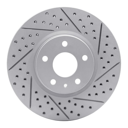 Dynamic Friction Co DFC Geoperformance Rotor - Drilled and Slotted 830-54259R