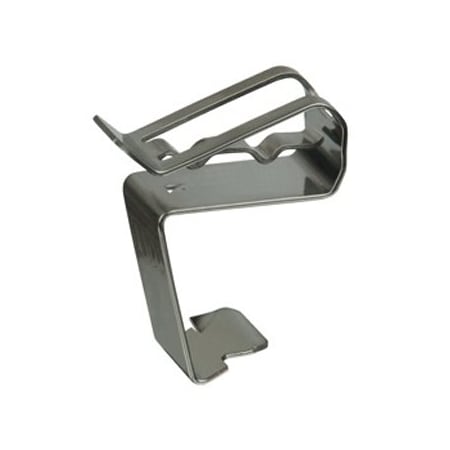 Heyco Cable Clip, 317 Stainless Steel, 0.33 in Bundle Dia., 0.97 in L, 1000 PK S6596