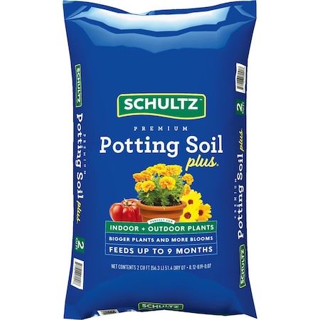 Schultz Premium 2 Cu. ' All Purpose Indoor & Outdoor Potting Soil Plus 50150529